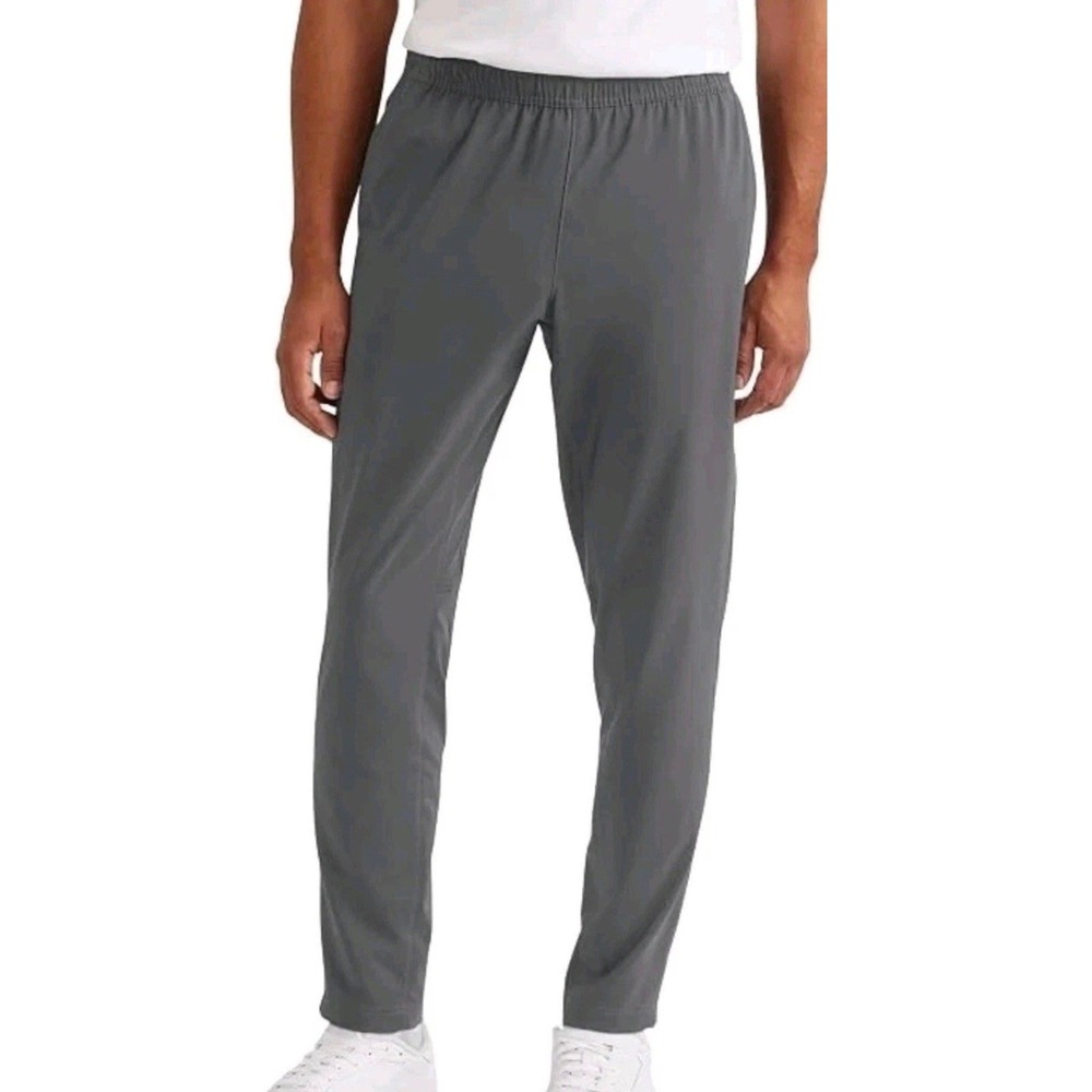 Eddie Bauer Mens Swift Myth Woven Pant Gray Stretch Hiking Travel •S• Gorpcore